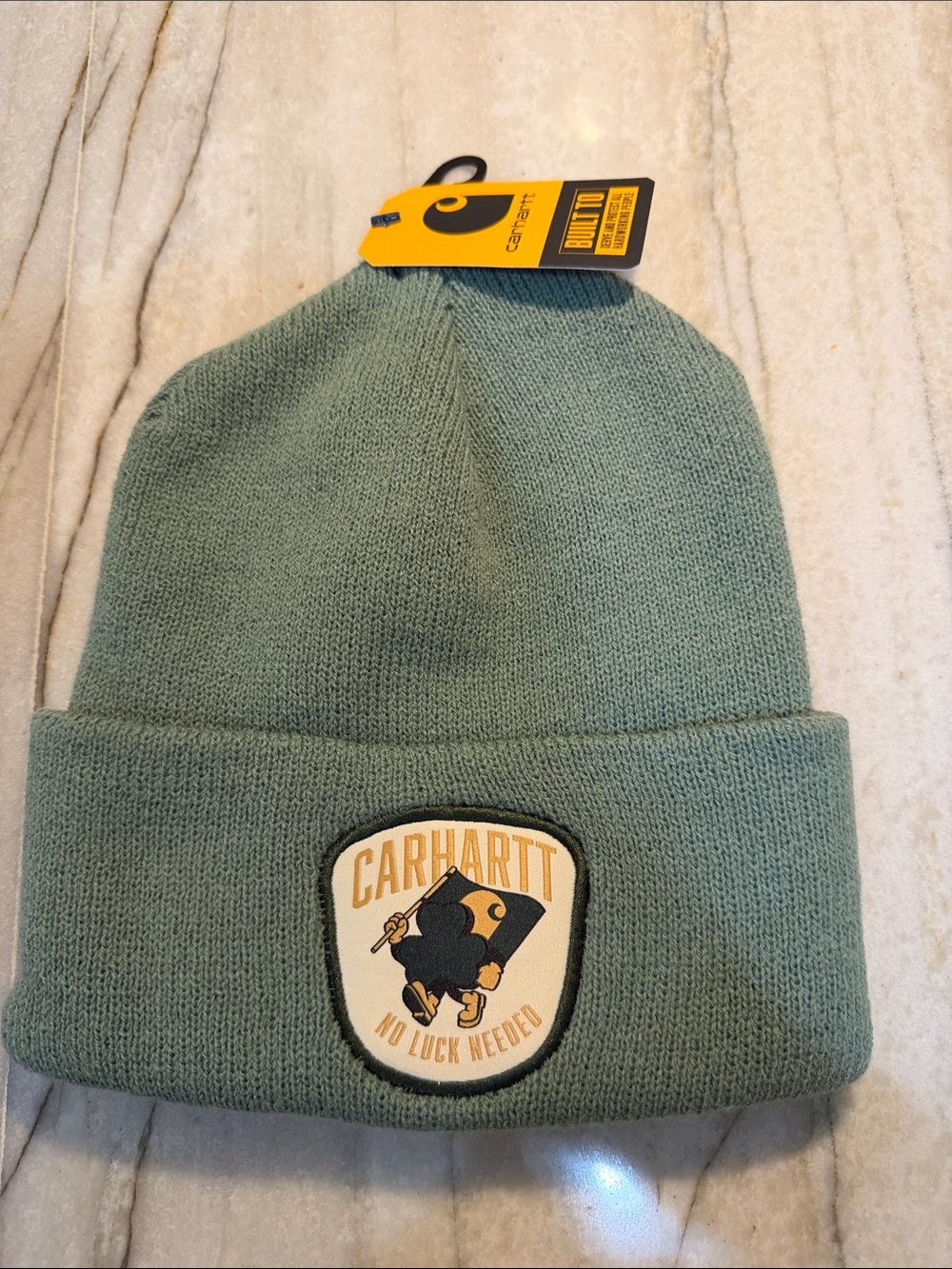 Carhartt Beanie “No Luck Needed” NWT